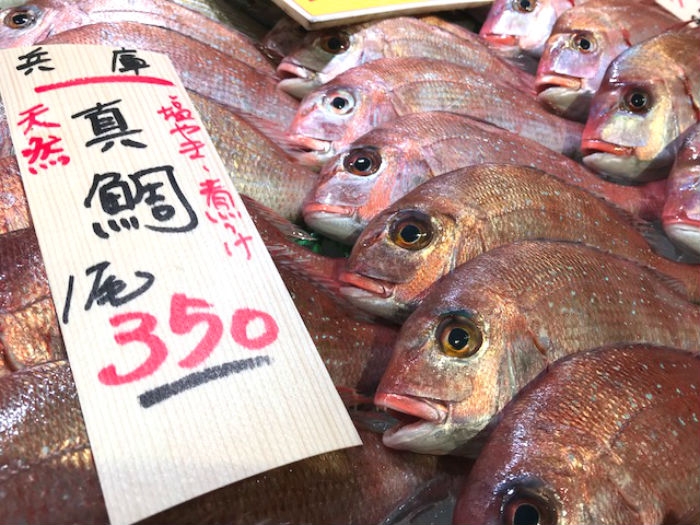 南知多産天然真鯛がお値打ち!身質抜群!