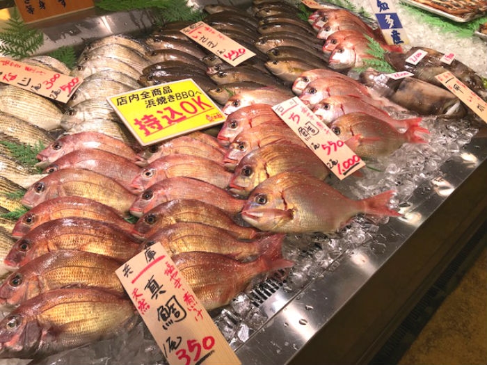 南知多産天然真鯛がお値打ち!身質抜群!