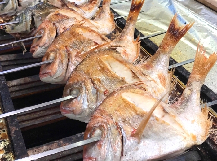 焼いてヨシ! 煮てヨシ! いい形が揚がったもんで。