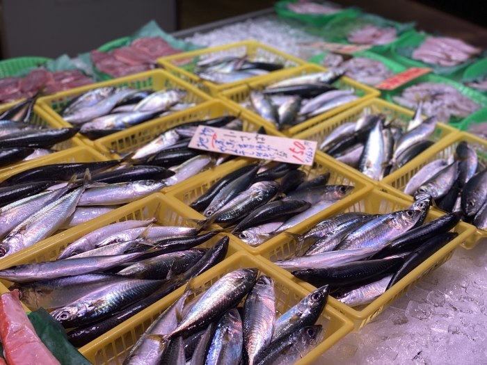 安くて旨すぎる【南知多産 小サバ】が山盛り
