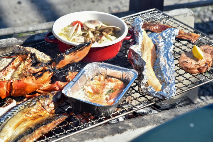 【浜焼きＢＢＱ】ごろごろ野菜アヒージョベース（バケット付き）