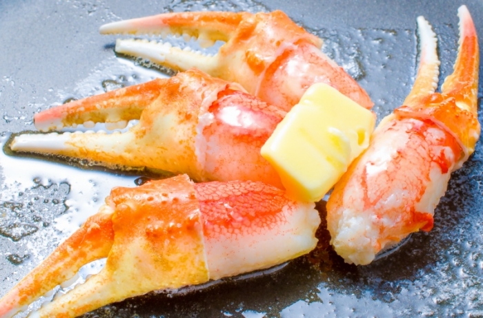 ボイルズワイ蟹爪 殻が剥きやすいスリット入り!