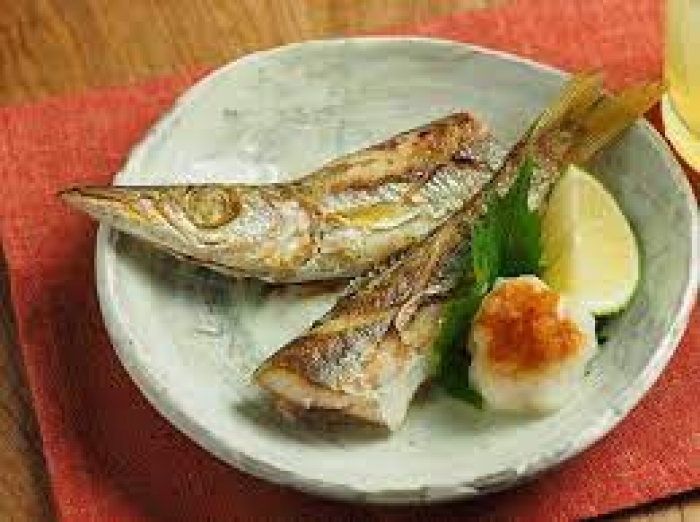 南知多産　小カマスかご盛り