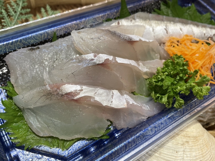 【地物】活〆真ゴチ刺身用柵