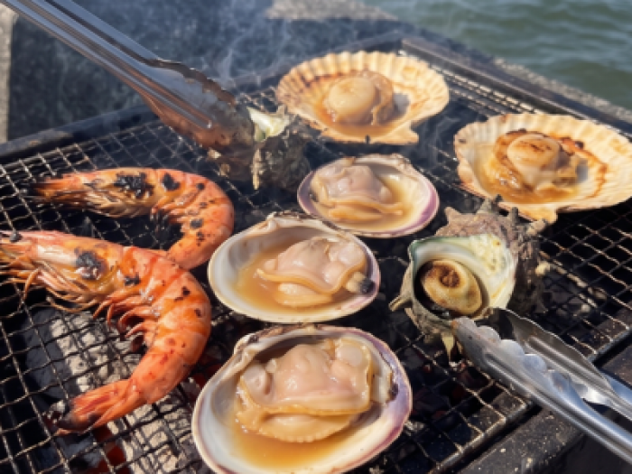 【事前予約｜締め切り５/2●14時まで】GW限定　浜焼きBBQセット※送料込み（約2.3人前）到着日選択　5/2.3.4.5のみ｜他商品同梱不可