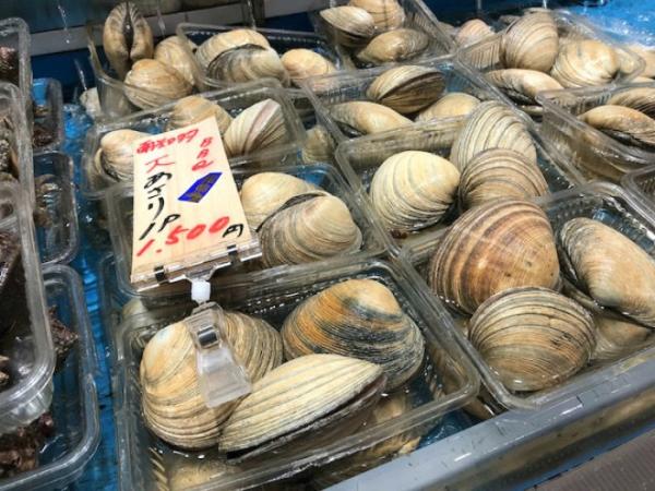 「鮮魚市場購入商品➡浜焼きBBQへ持込自由」