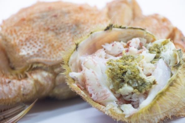 北海道産　ボイル毛ガニ（姿）１杯