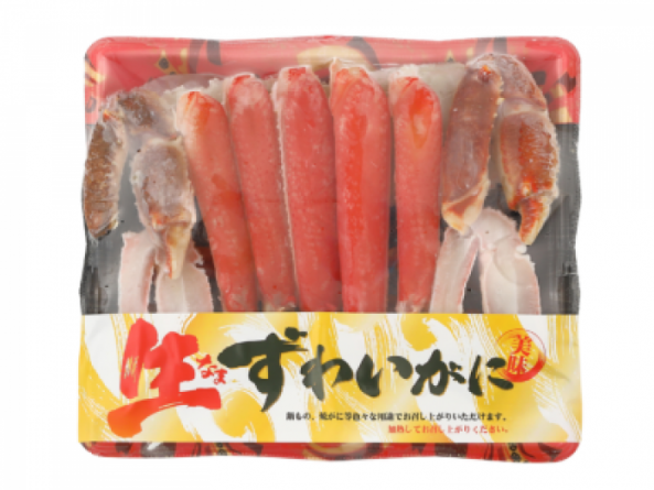 生ずわいがに（希少なバルダイ種）500ｇ（殻が半分剥いてあります）