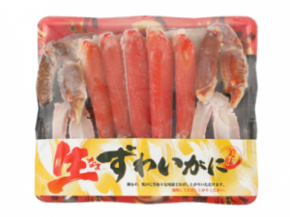 生ずわいがに（希少なバルダイ種）500ｇ（殻が半分剥いてあります）
